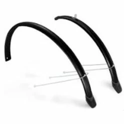 Eurofender Lampo Spatbordset 28" 58mm - Zwart