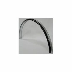 Gazelle Onderdelen Gazelle Achterspatbord PR.E61 CS/SV NDC - Zwart/Zilver