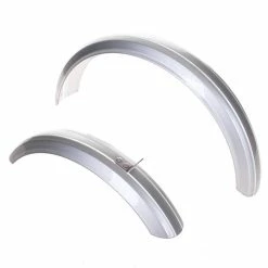 Hollandbikeshop HBS Spatbordset 12" 52mm Kunststof - Zilver