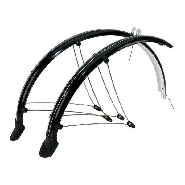 M-Wave Spatbordset 26" 60mm Kunststof - Zwart