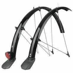 SKS Bluemels Spatbordset 28" 45mm Aluminium - Zwart
