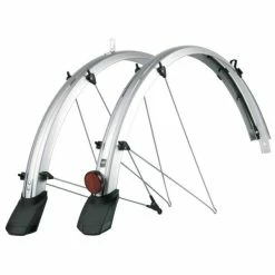 SKS Bluemels Spatbordset 28" 53mm Aluminium - Zilver