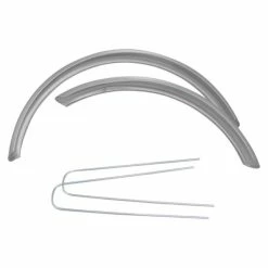 Hollandbikeshop Spatbordset 24 Inch Zilver