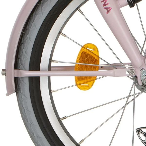 Alpina Onderdelen Alpina Spatbordstangset 16" Cargo - Mat Parel Roze