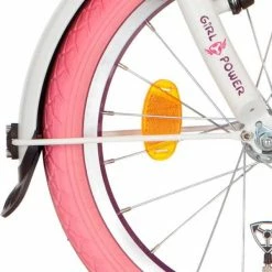 Alpina Onderdelen Alpina Spatbordstangset 18" Girlpower - Pure Wit