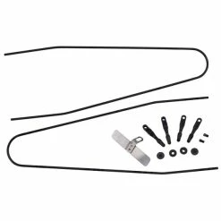 Contec Spatbordstangset 20" Tbv. Splash Protect - Zwart