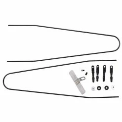 Contec Spatbordstangset 24" Tbv. Splash Protect - Zilver