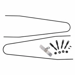 Contec Spatbordstangset 28" 60mm Tbv. Splash Protect - Zwart