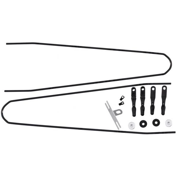 Contec Splash Protect DLX Spatbordstang Set 41mm - Zilver