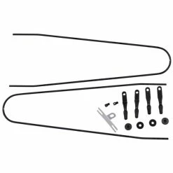 Contec Splash Protect DLX Spatbordstang Set 48/55mm - Zwart