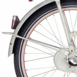 Cortina Onderdelen Cortina Achterspatbord Stang 24" U4 Mini - Iceball Wit