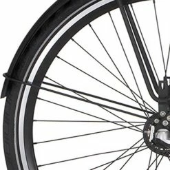 Cortina Onderdelen Cortina Spatbordstang Achter 28" 350mm Speed - Mat Jet Zwart