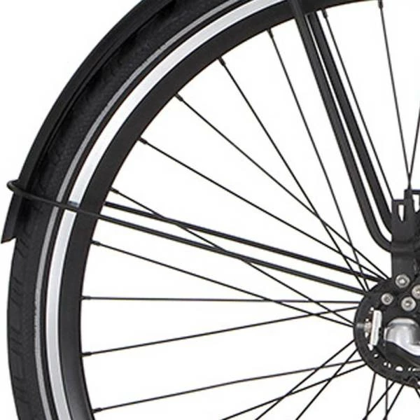 Cortina Onderdelen Cortina Spatbordstang Achter 28" 350mm Speed - Mat Jet Zwart