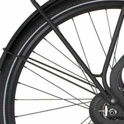 Cortina Onderdelen Cortina Spatbordstang Achter 28" Common - Mat Jet Zwart