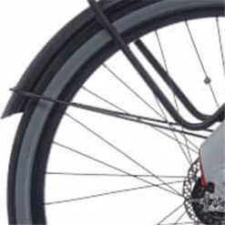 Cortina Onderdelen Cortina Spatbordstang Achter 28" U4 - Mat Jet Zwart