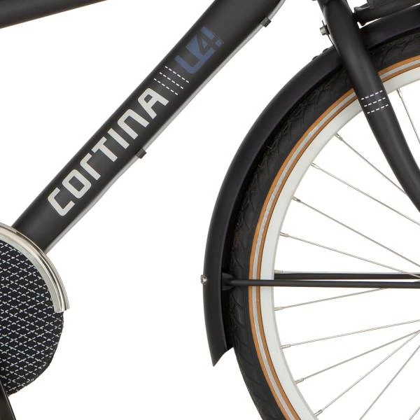 Cortina Onderdelen Cortina Voorspatbord 24" U4 - Mat Donkergrijs