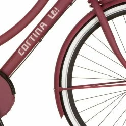 Cortina Onderdelen Cortina Voorspatbord 28" U4 - Mat Framboos Rood