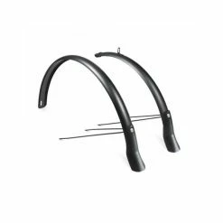 Eurofender Snello Spatbordset 28" 46mm Kunststof - Mat Zwart