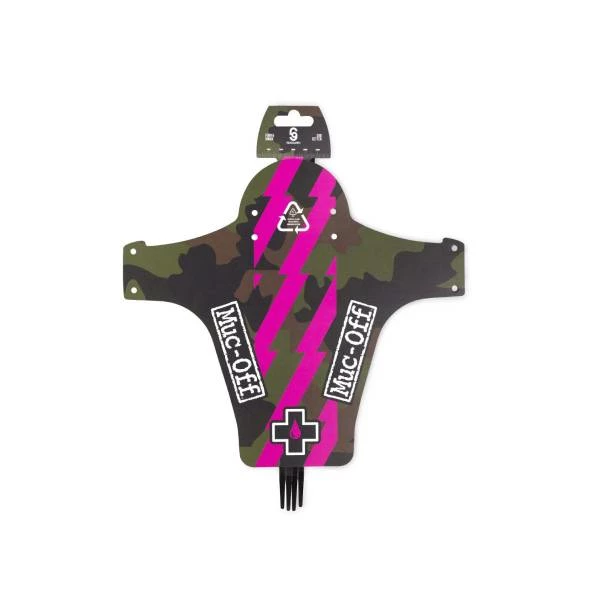 Muc-Off Ride Guard Voorspatbord 26-29" - Camo Zwart/Paars – Image 2