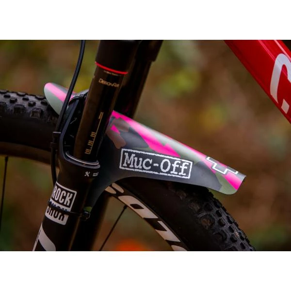 Muc-Off Ride Guard Voorspatbord 26-29" - Camo Zwart/Paars – Image 4