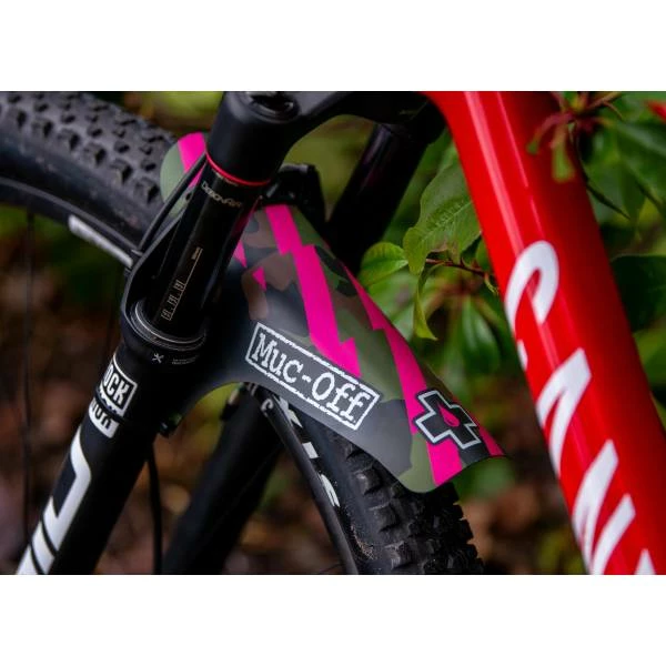 Muc-Off Ride Guard Voorspatbord 26-29" - Camo Zwart/Paars – Image 6