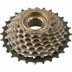 Hollandbikeshop Primax E Freewheel 14-28T 7V Alu - Zwart/Bruin