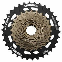 Shimano TZ500 Freewheel 14-34T 7V - Zwart/Goud