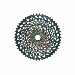 Sram Eagle XX1 1299 Cassette 10-50T 12V Alu - Regenboog