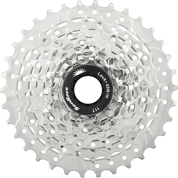 Sunrace M98 Cassette 9V 11-36 Tands Staal - Zilver