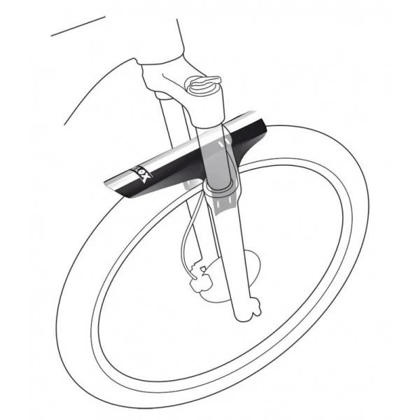 Velox Voorspatbord 25cm Kunststof - Zwart – Image 4
